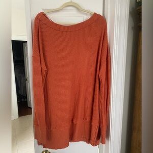 We the Free large orange top